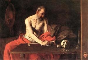 Caravaggio - St. Jerome 1607