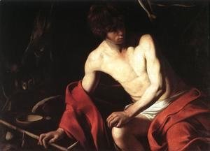 Caravaggio - St. John the Baptist 1603-04