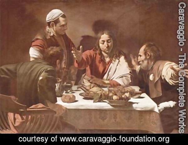 Caravaggio - Supper at Emmaus 1601-02