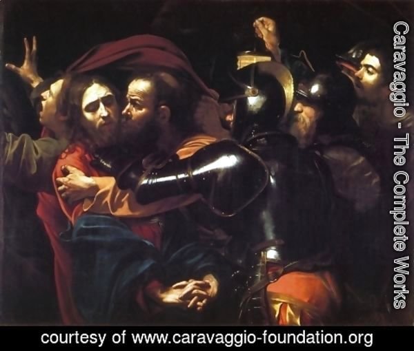 Caravaggio - Taking of Christ c. 1598