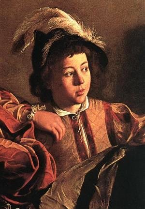 Caravaggio - The Calling of Saint Matthew (detail 3) 1599-1600