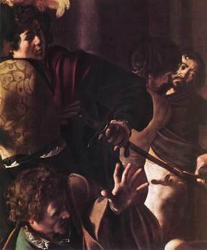 Caravaggio - The Martyrdom of St Matthew (detail 1) 1599-1600