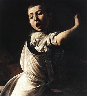 Caravaggio - The Martyrdom of St Matthew (detail 5) 1599-1600