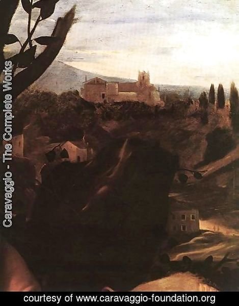 Caravaggio - The Sacrifice of Isaac (detail 3) 1601-02