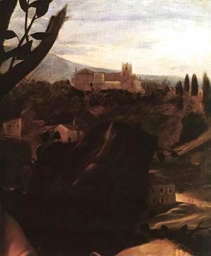 Caravaggio - The Sacrifice of Isaac (detail 3) 1601-02