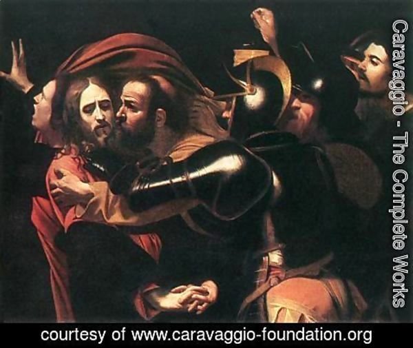 Caravaggio - The Taking of Christ c. 1598