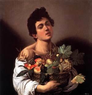 Boy with a Basket of Fruit (Giovane con un cesto di frutta)