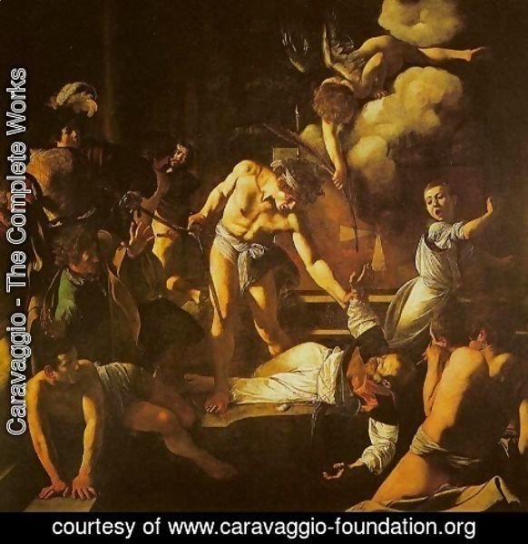 Caravaggio - Martyrdom of St. Matthew (Martirio di san Matteo)